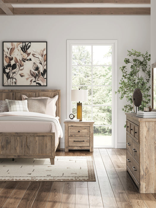 Rusticott Two Drawer Night Stand