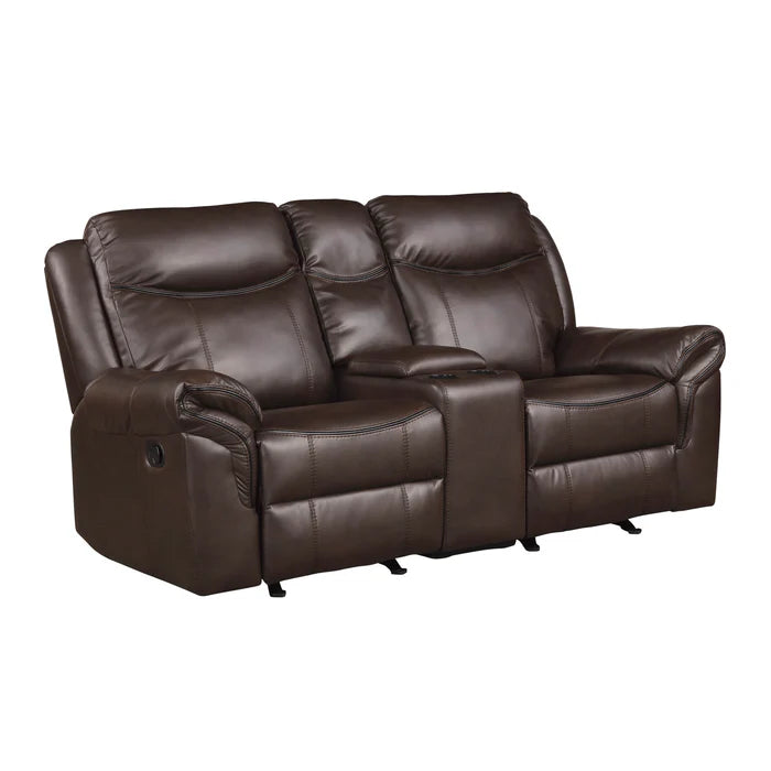 Aram - Reclining Sofa & Glider Loveseat Combo
