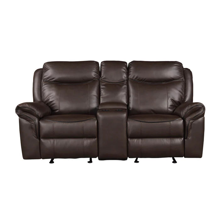 Aram - Reclining Sofa & Glider Loveseat Combo