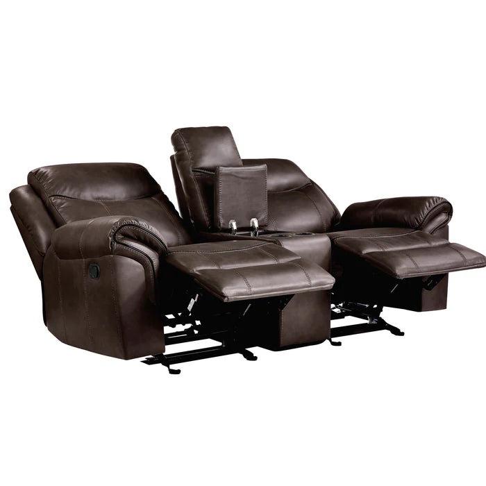 Aram - Reclining Sofa & Glider Loveseat Combo