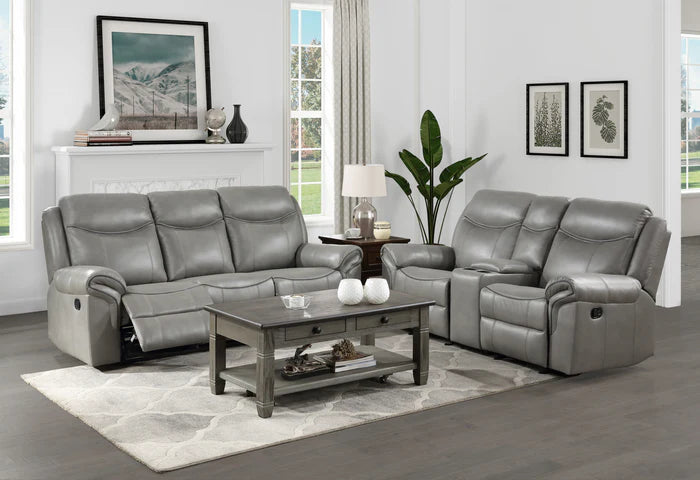 Aram - Reclining Sofa & Glider Loveseat Combo