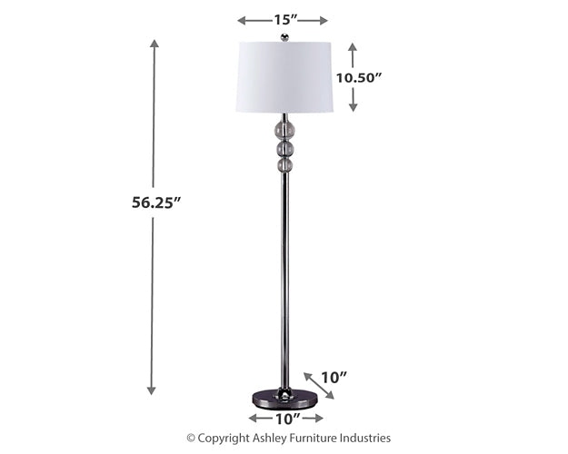Joaquin Crystal Floor Lamp (1/CN) Factory Furniture Mattress & More - Online or In-Store at our Phillipsburg Location Serving Dayton, Eaton, and Greenville. Shop Now.