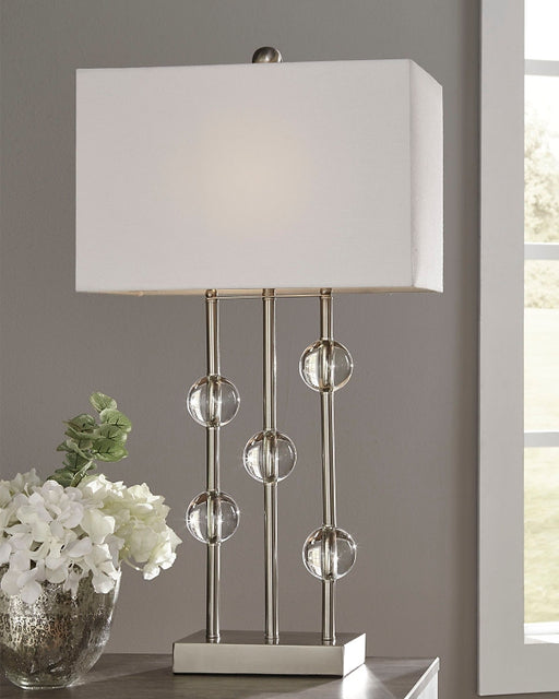 Jaala Metal Table Lamp (1/CN) Factory Furniture Mattress & More - Online or In-Store at our Phillipsburg Location Serving Dayton, Eaton, and Greenville. Shop Now.