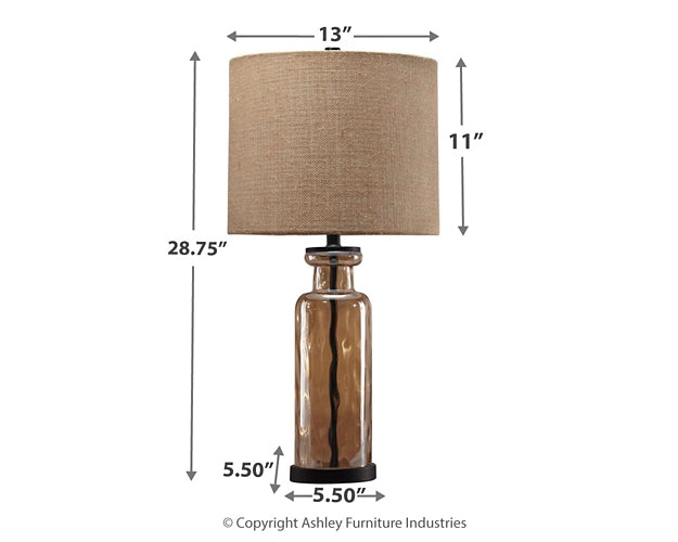 Laurentia Glass Table Lamp (1/CN) Factory Furniture Mattress & More - Online or In-Store at our Phillipsburg Location Serving Dayton, Eaton, and Greenville. Shop Now.