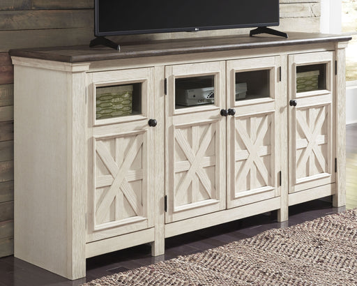 Bolanburg Extra Large TV Stand Factory Furniture Mattress & More - Online or In-Store at our Phillipsburg Location Serving Dayton, Eaton, and Greenville. Shop Now.