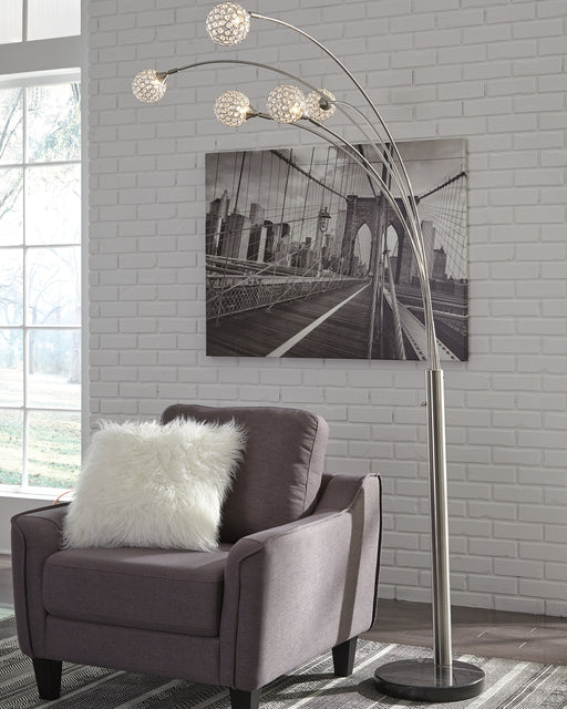 Winter Metal Arc Lamp (1/CN) Factory Furniture Mattress & More - Online or In-Store at our Phillipsburg Location Serving Dayton, Eaton, and Greenville. Shop Now.