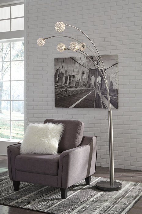 Winter Metal Arc Lamp (1/CN) Factory Furniture Mattress & More - Online or In-Store at our Phillipsburg Location Serving Dayton, Eaton, and Greenville. Shop Now.