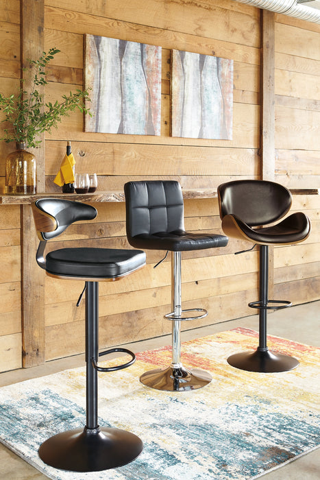 Bellatier Tall UPH Swivel Barstool(1/CN) Factory Furniture Mattress & More - Online or In-Store at our Phillipsburg Location Serving Dayton, Eaton, and Greenville. Shop Now.