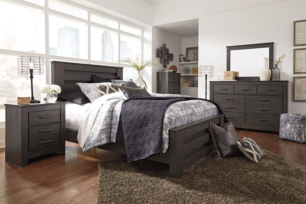 Brinxton Two Drawer Night Stand Factory Furniture Mattress & More - Online or In-Store at our Phillipsburg Location Serving Dayton, Eaton, and Greenville. Shop Now.