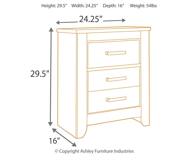 Zelen Two Drawer Night Stand Factory Furniture Mattress & More - Online or In-Store at our Phillipsburg Location Serving Dayton, Eaton, and Greenville. Shop Now.