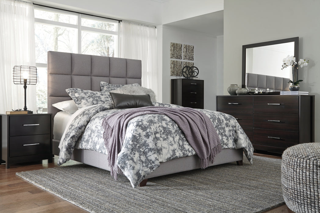 Dolante Queen Upholstered Bed Factory Furniture Mattress & More - Online or In-Store at our Phillipsburg Location Serving Dayton, Eaton, and Greenville. Shop Now.