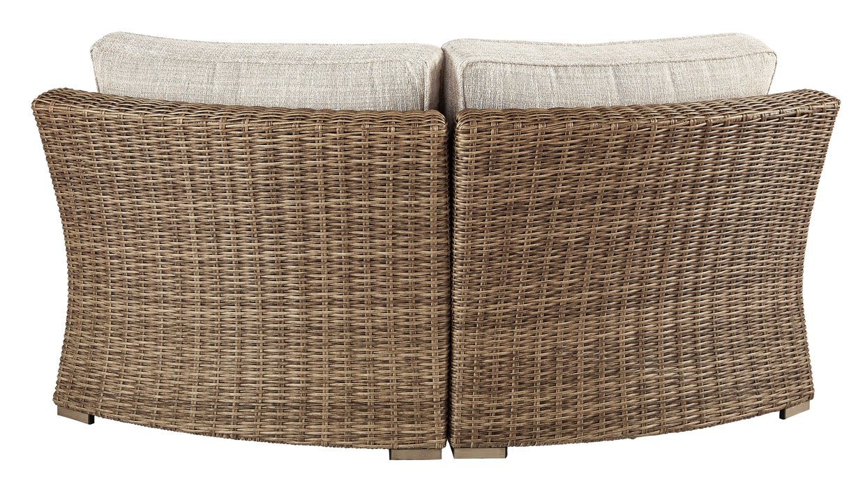 Beachcroft Curved Corner Chair w/Cushion Factory Furniture Mattress & More - Online or In-Store at our Phillipsburg Location Serving Dayton, Eaton, and Greenville. Shop Now.
