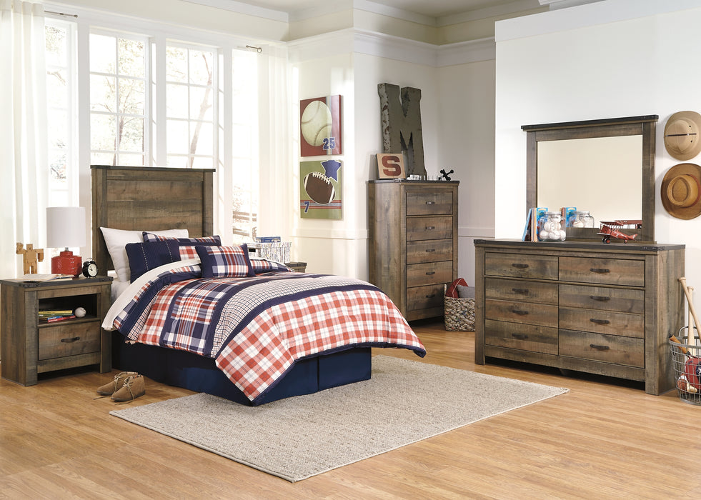 Trinell Five Drawer Chest Factory Furniture Mattress & More - Online or In-Store at our Phillipsburg Location Serving Dayton, Eaton, and Greenville. Shop Now.
