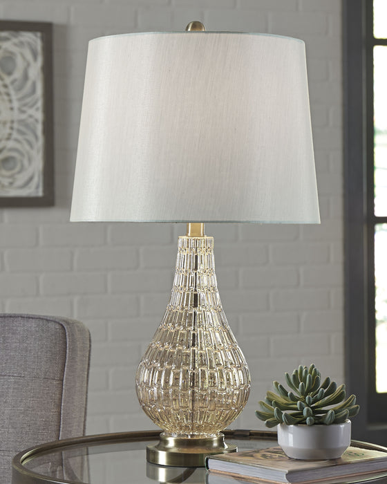 Latoya Glass Table Lamp (1/CN) Factory Furniture Mattress & More - Online or In-Store at our Phillipsburg Location Serving Dayton, Eaton, and Greenville. Shop Now.