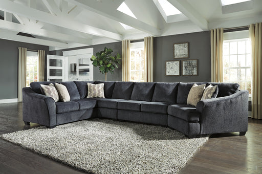 Eltmann 4-Piece Sectional with Cuddler Factory Furniture Mattress & More - Online or In-Store at our Phillipsburg Location Serving Dayton, Eaton, and Greenville. Shop Now.