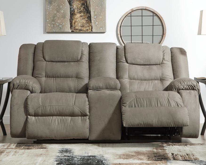 McCade DBL Rec Loveseat w/Console Factory Furniture Mattress & More - Online or In-Store at our Phillipsburg Location Serving Dayton, Eaton, and Greenville. Shop Now.
