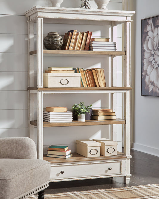 Realyn Bookcase Factory Furniture Mattress & More - Online or In-Store at our Phillipsburg Location Serving Dayton, Eaton, and Greenville. Shop Now.