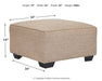 Baceno Oversized Accent Ottoman Factory Furniture Mattress & More - Online or In-Store at our Phillipsburg Location Serving Dayton, Eaton, and Greenville. Shop Now.