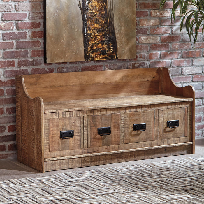 Garrettville Storage Bench Factory Furniture Mattress & More - Online or In-Store at our Phillipsburg Location Serving Dayton, Eaton, and Greenville. Shop Now.