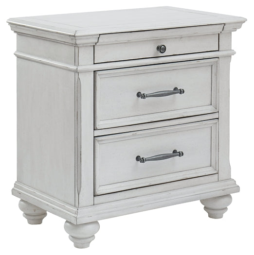 Kanwyn Three Drawer Night Stand Factory Furniture Mattress & More - Online or In-Store at our Phillipsburg Location Serving Dayton, Eaton, and Greenville. Shop Now.