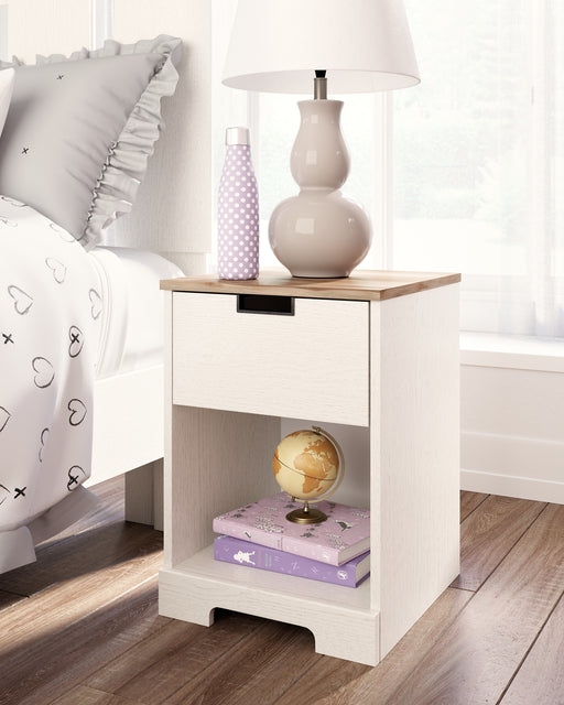 Vaibryn One Drawer Night Stand Factory Furniture Mattress & More - Online or In-Store at our Phillipsburg Location Serving Dayton, Eaton, and Greenville. Shop Now.