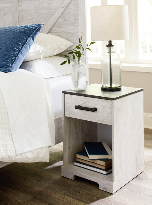Shawburn One Drawer Night Stand Factory Furniture Mattress & More - Online or In-Store at our Phillipsburg Location Serving Dayton, Eaton, and Greenville. Shop Now.