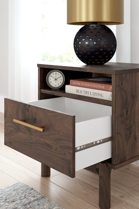 Calverson One Drawer Night Stand Factory Furniture Mattress & More - Online or In-Store at our Phillipsburg Location Serving Dayton, Eaton, and Greenville. Shop Now.