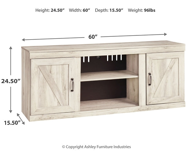 Bellaby LG TV Stand w/Fireplace Option Factory Furniture Mattress & More - Online or In-Store at our Phillipsburg Location Serving Dayton, Eaton, and Greenville. Shop Now.