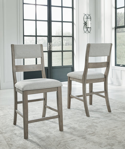 Moreshire Upholstered Barstool (2/CN) Factory Furniture Mattress & More - Online or In-Store at our Phillipsburg Location Serving Dayton, Eaton, and Greenville. Shop Now.