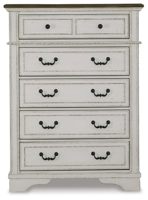 Brollyn Five Drawer Chest Factory Furniture Mattress & More - Online or In-Store at our Phillipsburg Location Serving Dayton, Eaton, and Greenville. Shop Now.