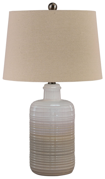 Marnina Ceramic Table Lamp (2/CN) Factory Furniture Mattress & More - Online or In-Store at our Phillipsburg Location Serving Dayton, Eaton, and Greenville. Shop Now.