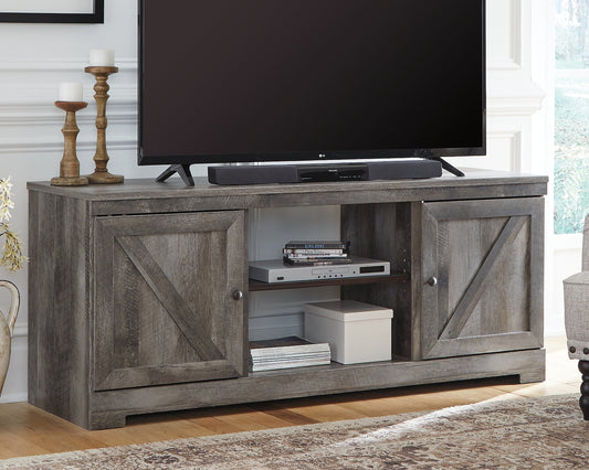 Wynnlow LG TV Stand w/Fireplace Option Factory Furniture Mattress & More - Online or In-Store at our Phillipsburg Location Serving Dayton, Eaton, and Greenville. Shop Now.