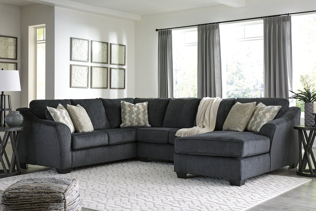 Eltmann 3-Piece Sectional with Chaise Factory Furniture Mattress & More - Online or In-Store at our Phillipsburg Location Serving Dayton, Eaton, and Greenville. Shop Now.