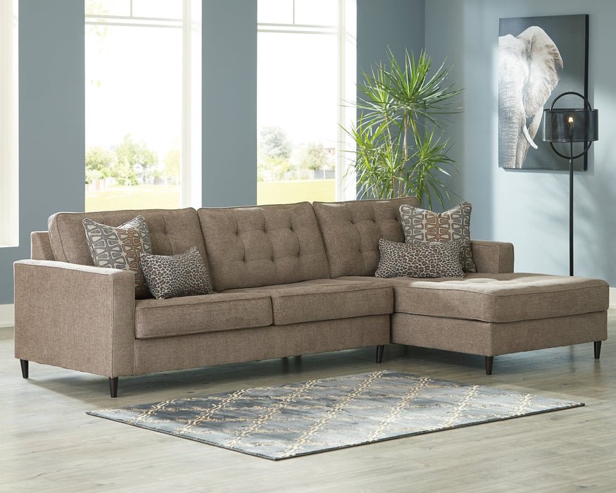 Flintshire 2-Piece Sectional with Chaise Factory Furniture Mattress & More - Online or In-Store at our Phillipsburg Location Serving Dayton, Eaton, and Greenville. Shop Now.
