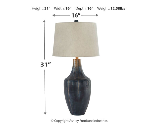 Evania Metal Table Lamp (1/CN) Factory Furniture Mattress & More - Online or In-Store at our Phillipsburg Location Serving Dayton, Eaton, and Greenville. Shop Now.
