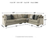 Bovarian 3-Piece Sectional Factory Furniture Mattress & More - Online or In-Store at our Phillipsburg Location Serving Dayton, Eaton, and Greenville. Shop Now.