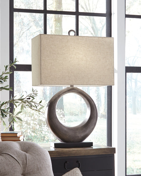 Saria Metal Table Lamp (1/CN) Factory Furniture Mattress & More - Online or In-Store at our Phillipsburg Location Serving Dayton, Eaton, and Greenville. Shop Now.