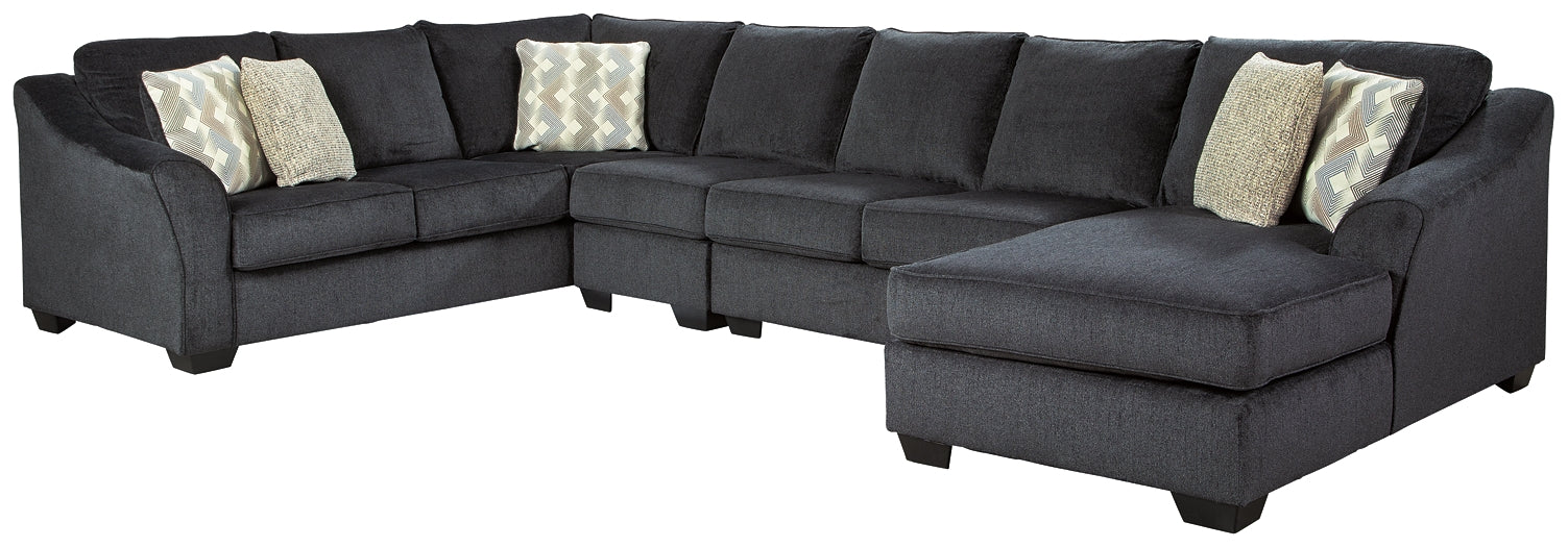 Eltmann 4-Piece Sectional with Chaise Factory Furniture Mattress & More - Online or In-Store at our Phillipsburg Location Serving Dayton, Eaton, and Greenville. Shop Now.