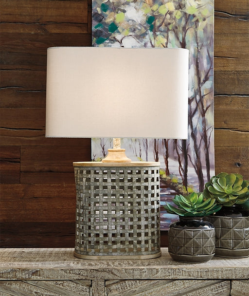 Deondra Metal Table Lamp (1/CN) Factory Furniture Mattress & More - Online or In-Store at our Phillipsburg Location Serving Dayton, Eaton, and Greenville. Shop Now.