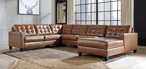 Baskove 4-Piece Sectional with Chaise Factory Furniture Mattress & More - Online or In-Store at our Phillipsburg Location Serving Dayton, Eaton, and Greenville. Shop Now.