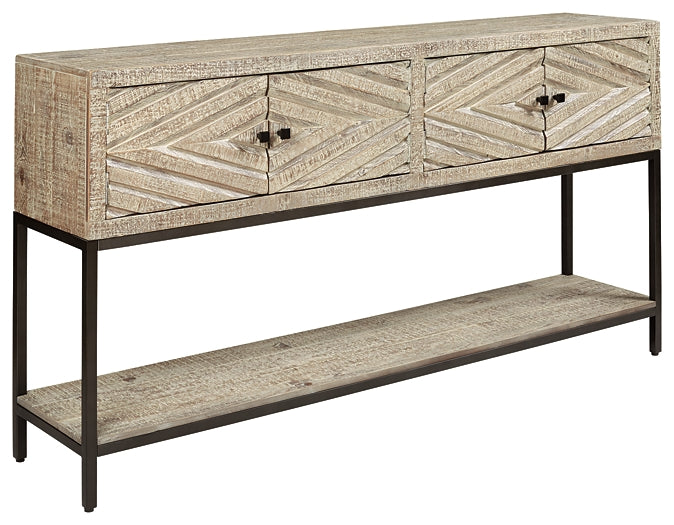 Roanley Console Sofa Table Factory Furniture Mattress & More - Online or In-Store at our Phillipsburg Location Serving Dayton, Eaton, and Greenville. Shop Now.