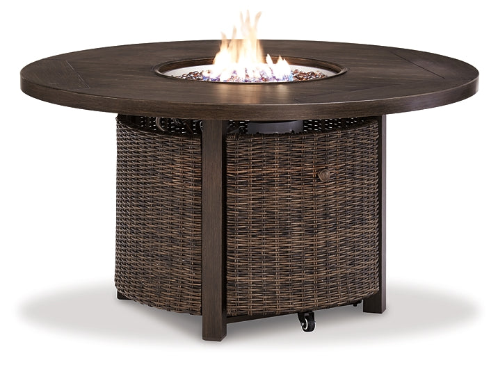 Paradise Trail Round Fire Pit Table Factory Furniture Mattress & More - Online or In-Store at our Phillipsburg Location Serving Dayton, Eaton, and Greenville. Shop Now.