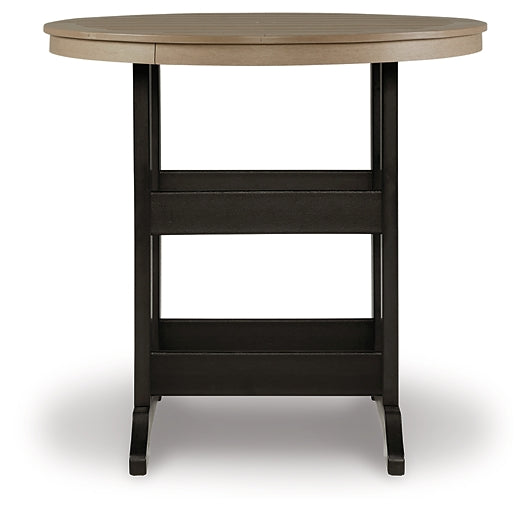 Fairen Trail Round Bar Table w/UMB OPT Factory Furniture Mattress & More - Online or In-Store at our Phillipsburg Location Serving Dayton, Eaton, and Greenville. Shop Now.