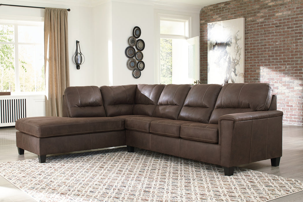 Navi 2-Piece Sectional with Chaise Factory Furniture Mattress & More - Online or In-Store at our Phillipsburg Location Serving Dayton, Eaton, and Greenville. Shop Now.
