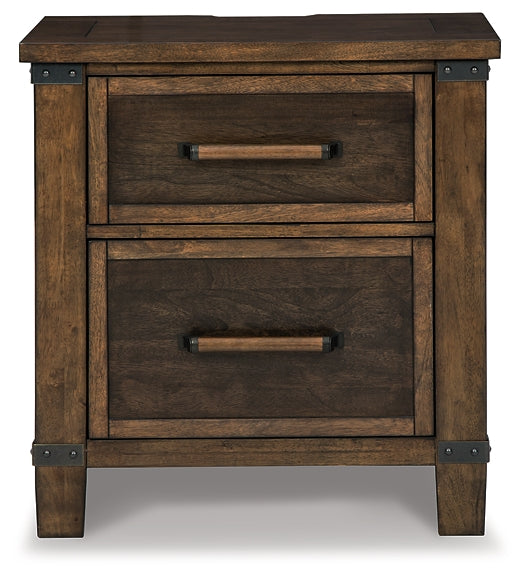 Wyattfield Two Drawer Night Stand Factory Furniture Mattress & More - Online or In-Store at our Phillipsburg Location Serving Dayton, Eaton, and Greenville. Shop Now.