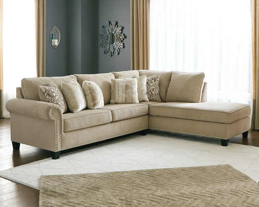 Dovemont 2-Piece Sectional with Chaise Factory Furniture Mattress & More - Online or In-Store at our Phillipsburg Location Serving Dayton, Eaton, and Greenville. Shop Now.