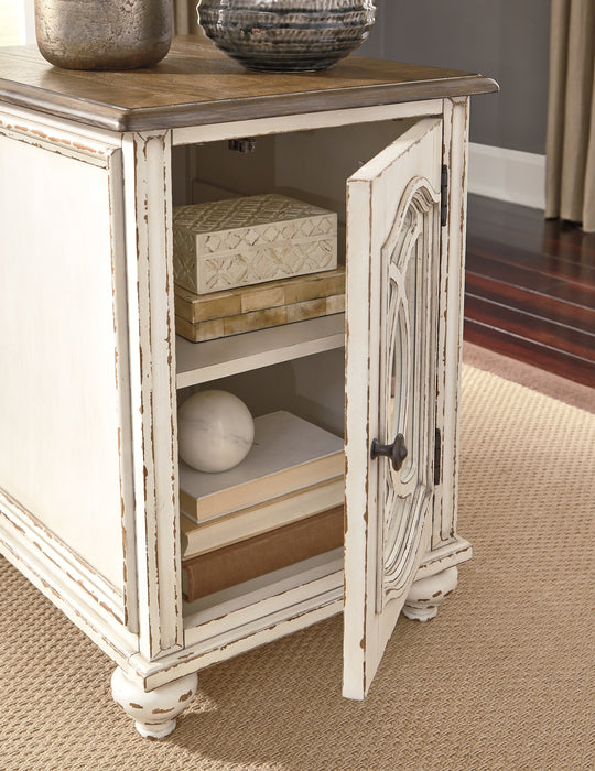 Realyn Chair Side End Table Factory Furniture Mattress & More - Online or In-Store at our Phillipsburg Location Serving Dayton, Eaton, and Greenville. Shop Now.