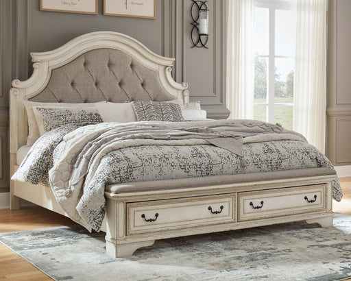 Realyn King Upholstered Bed Factory Furniture Mattress & More - Online or In-Store at our Phillipsburg Location Serving Dayton, Eaton, and Greenville. Shop Now.