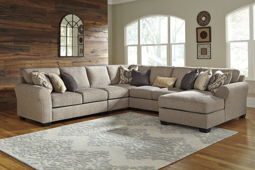 Pantomine 5-Piece Sectional with Chaise Factory Furniture Mattress & More - Online or In-Store at our Phillipsburg Location Serving Dayton, Eaton, and Greenville. Shop Now.