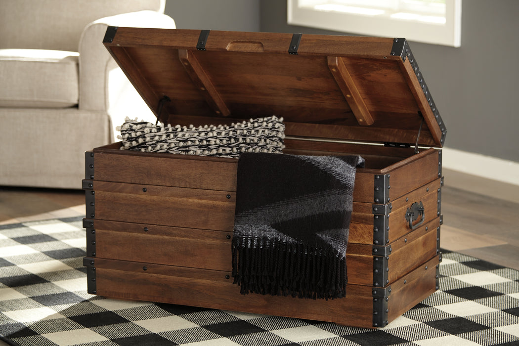 Kettleby Storage Trunk Factory Furniture Mattress & More - Online or In-Store at our Phillipsburg Location Serving Dayton, Eaton, and Greenville. Shop Now.